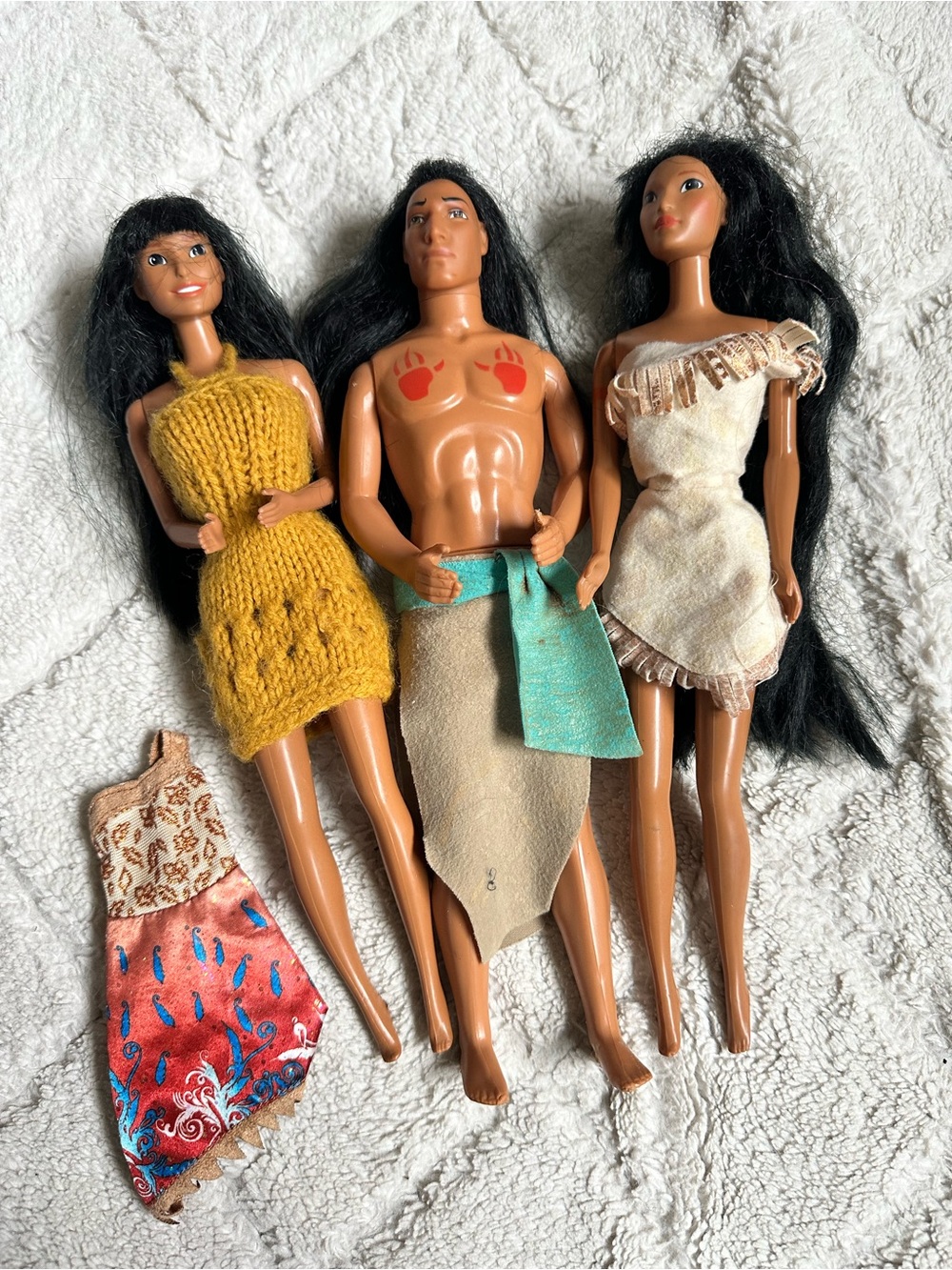 Barbie x Disney | 3 Vintage 1995 Pocahontas Dolls